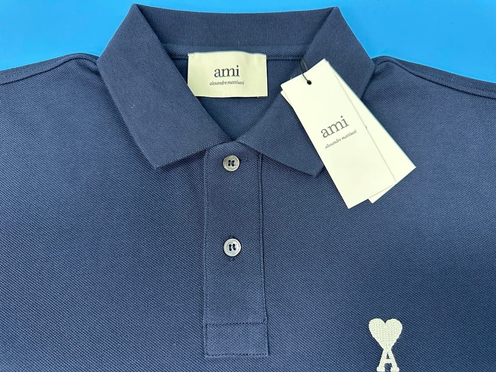 Ami Paris Ami de Coeur Polo Shirt - 6
