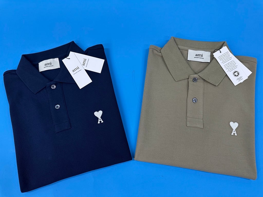 Ami Paris Ami de Coeur Polo Shirt - 65