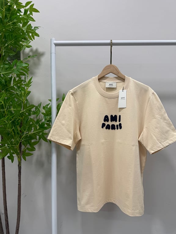 Ami Paris Embroidered Logo T-Shirt - 14