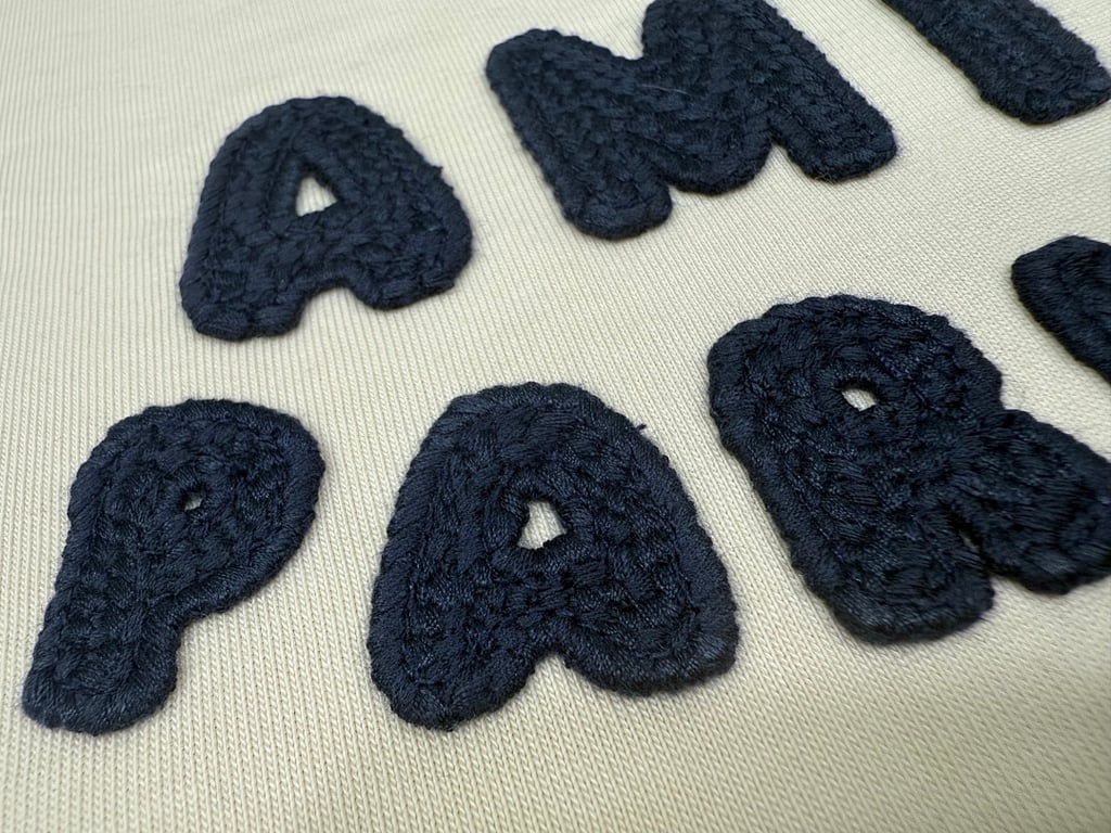 Ami Paris Embroidered Logo T-Shirt - 21