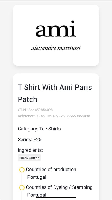 Ami Paris Embroidered Logo T-Shirt - 29