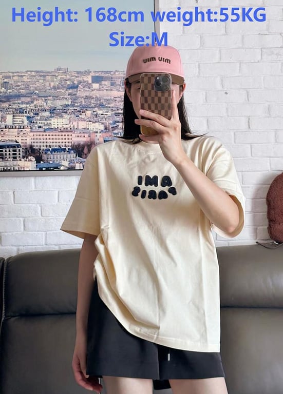 Ami Paris Embroidered Logo T-Shirt - 9