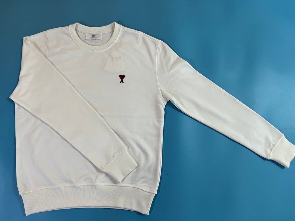Ami Paris Ami de Coeur Small Logo Sweatshirt - 40