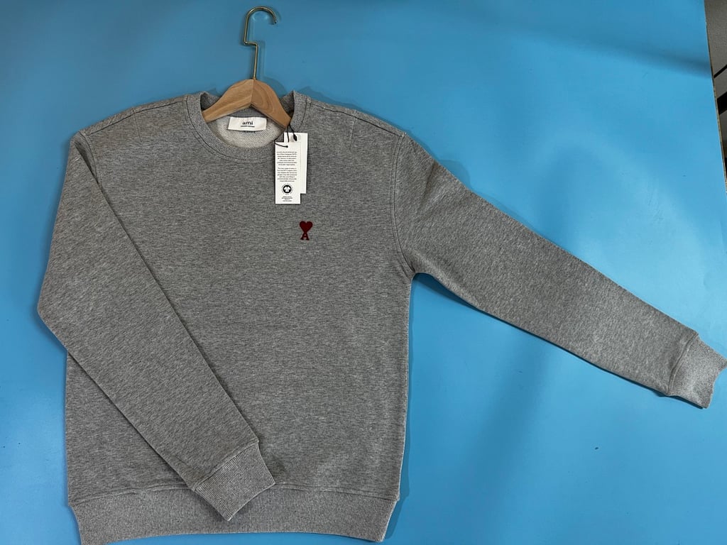 Ami Paris Ami de Coeur Small Logo Sweatshirt - 6