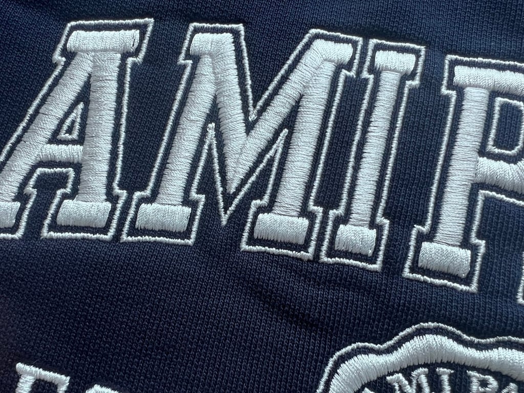 Ami Paris Embroidered Logo Sweatshirt Nautic Blue - 31