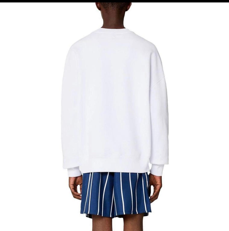 Ami Paris Embroidered Logo Sweatshirt Nautic Blue - 53
