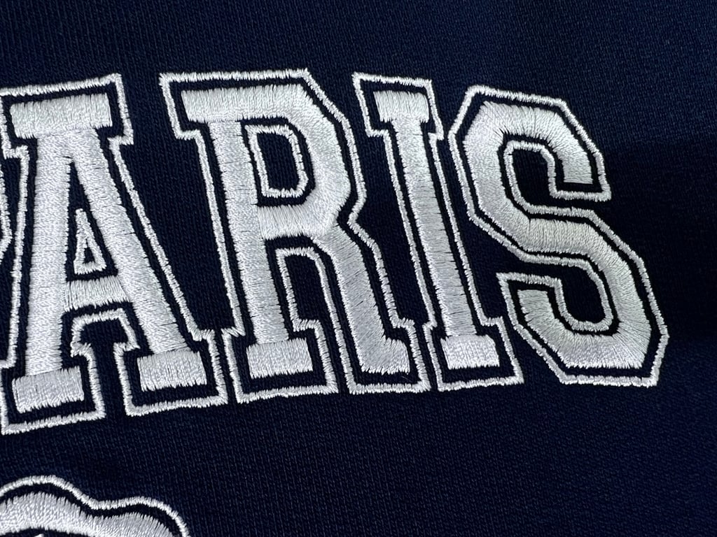 Ami Paris Embroidered Logo Sweatshirt Nautic Blue - 9