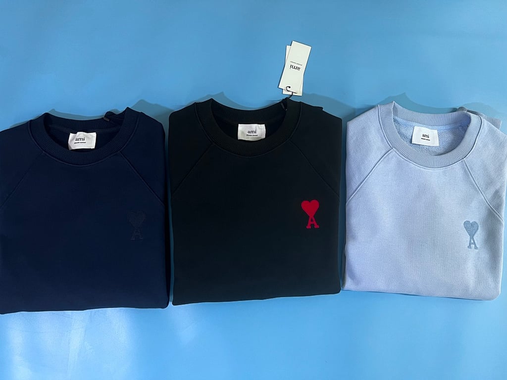 Ami Paris Ami de Coeur Crewneck Sweatshirt - 16
