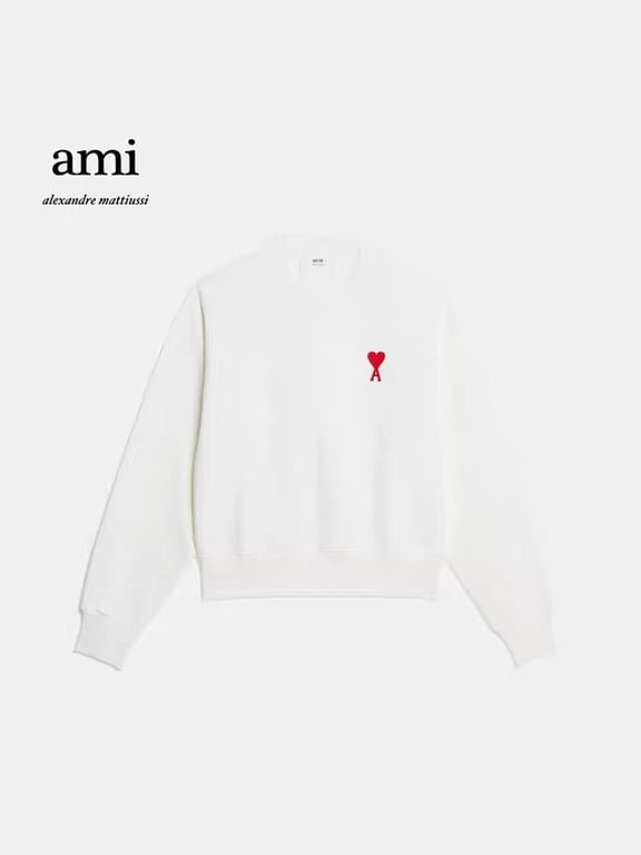 Ami Paris Ami de Coeur Crewneck Sweatshirt - 57