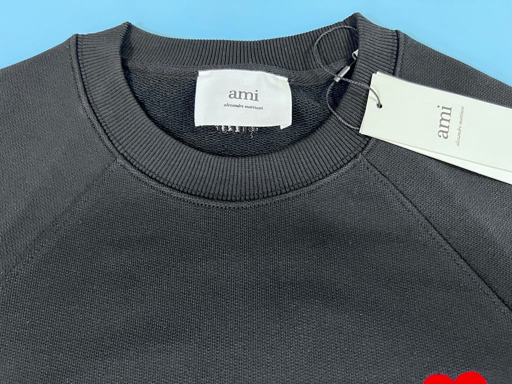 Ami Paris Ami de Coeur Crewneck Sweatshirt - 7