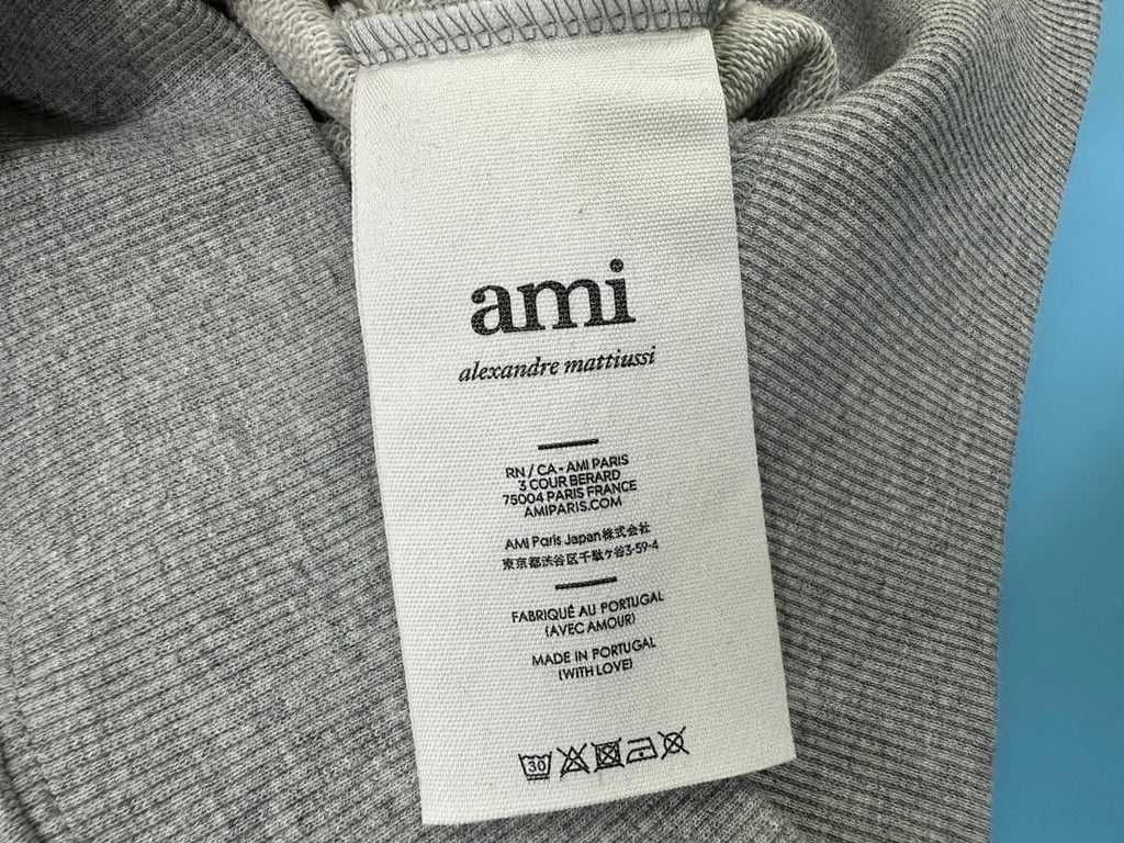 Ami Paris Ami de Coeur Sweatshirt Grey - 16