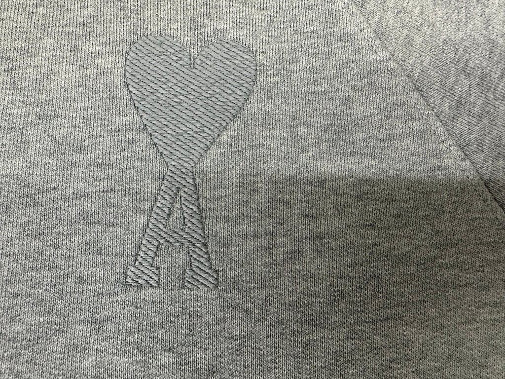 Ami Paris Ami de Coeur Sweatshirt Grey - 18