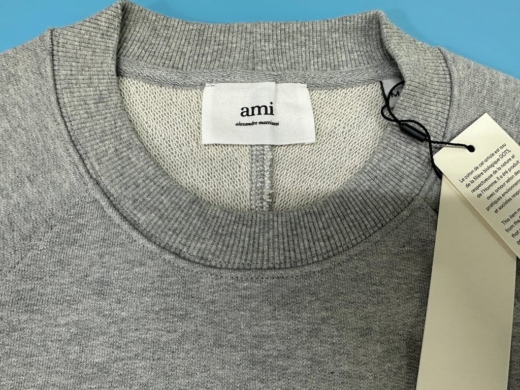 Ami Paris Ami de Coeur Sweatshirt Grey - 19