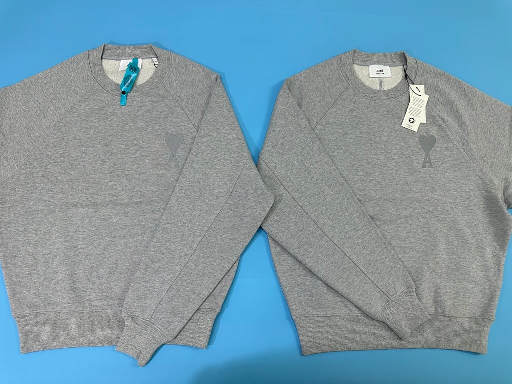 Ami Paris Ami de Coeur Sweatshirt Grey - 22