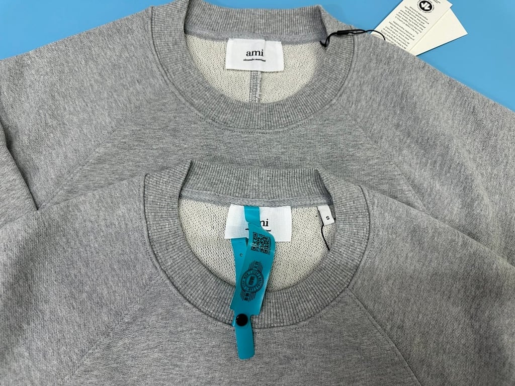 Ami Paris Ami de Coeur Sweatshirt Grey - 25
