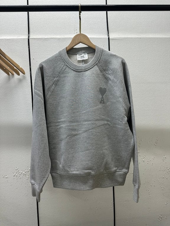 Ami Paris Ami de Coeur Sweatshirt Grey - 26