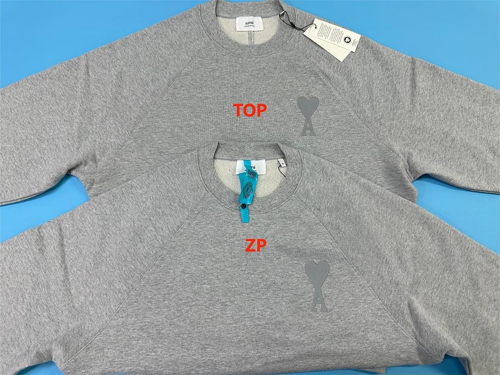Ami Paris Ami de Coeur Sweatshirt Grey - 27