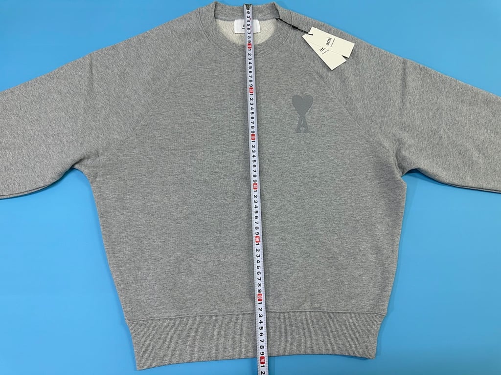 Ami Paris Ami de Coeur Sweatshirt Grey - 3