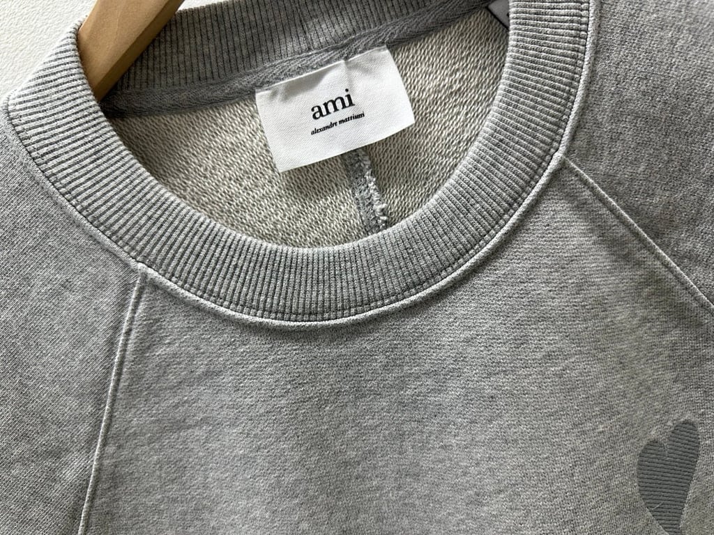 Ami Paris Ami de Coeur Sweatshirt Grey - 31