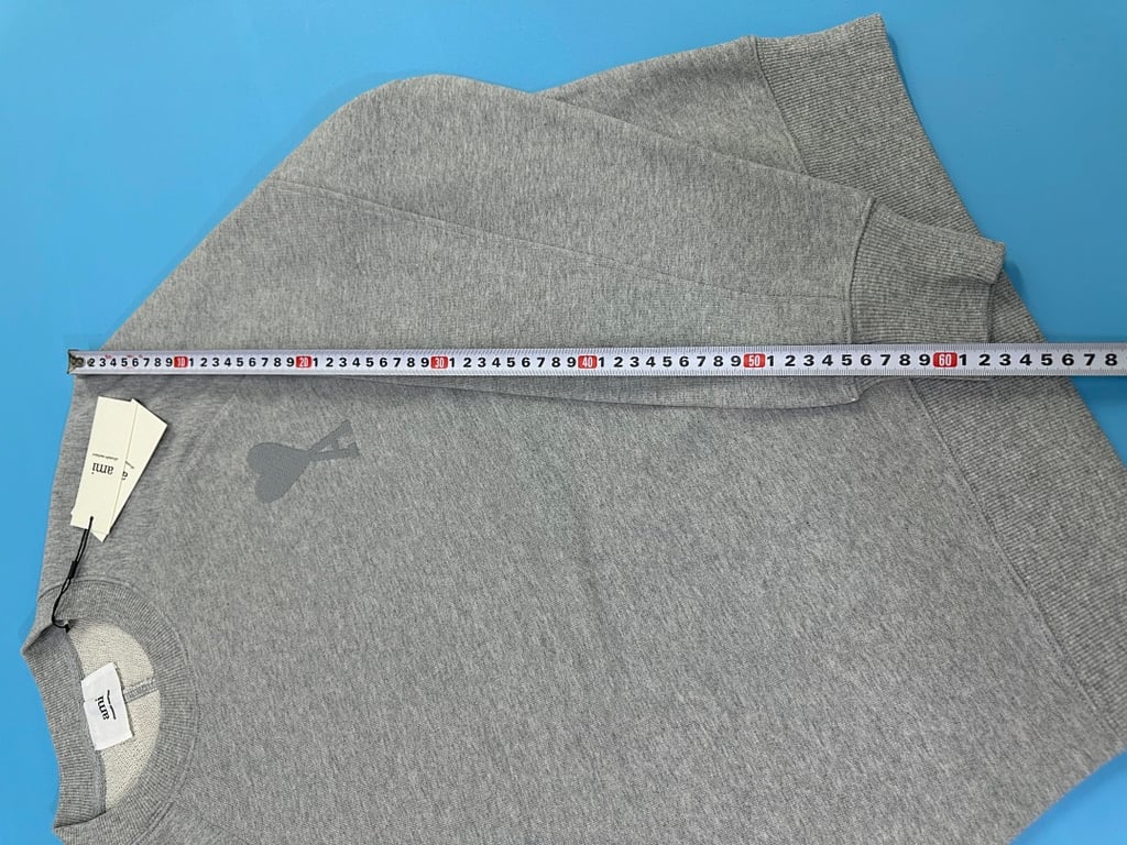 Ami Paris Ami de Coeur Sweatshirt Grey - 36