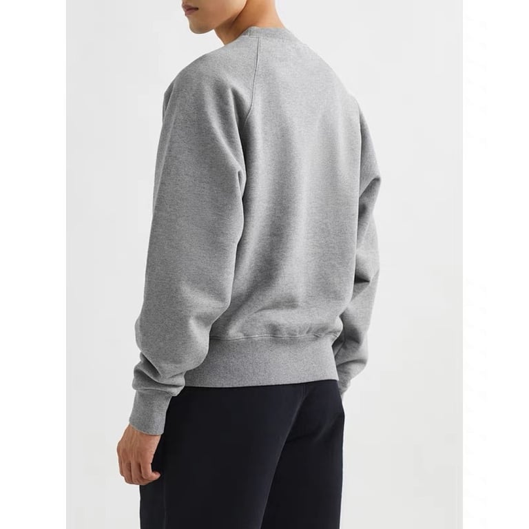 Ami Paris Ami de Coeur Sweatshirt Grey - 6