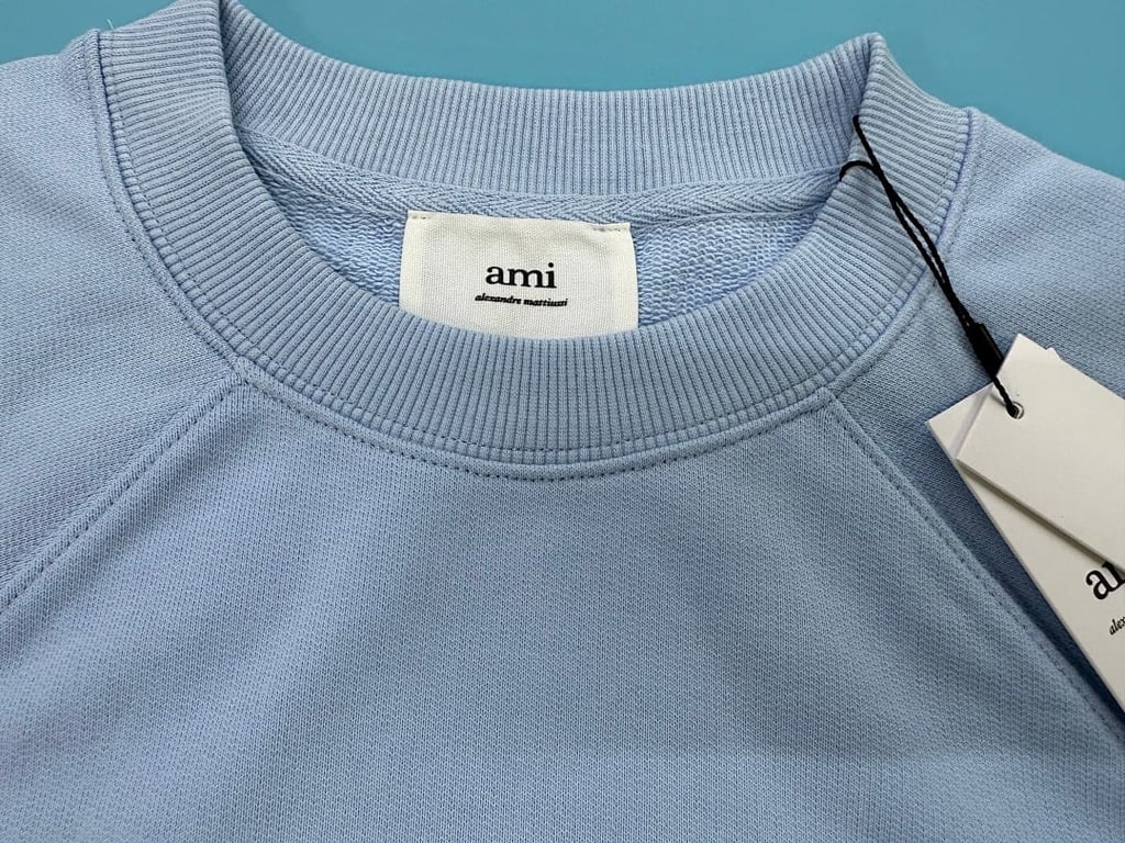 Ami Paris Ami de Coeur Raglan Sweatshirt Beige - 18