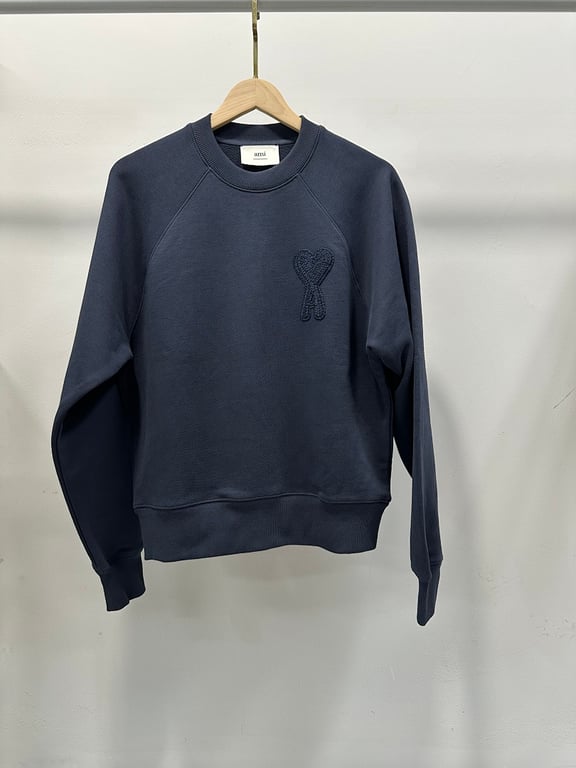 Ami Paris Ami de Coeur Crewneck Sweatshirt Cream - 16
