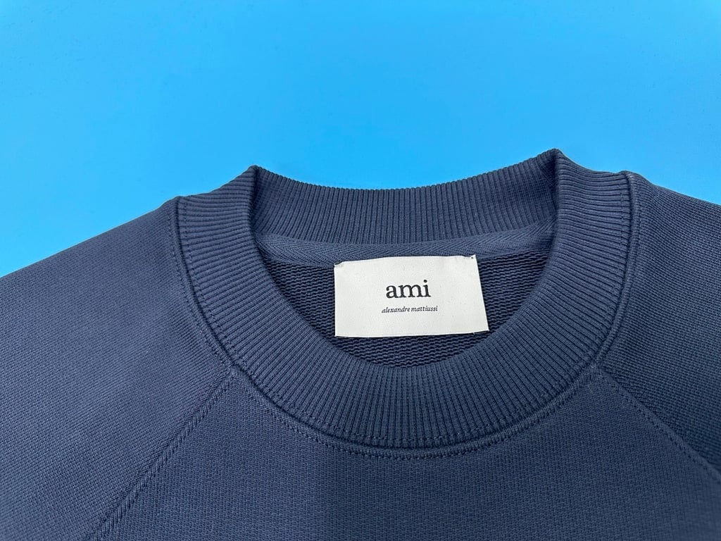 Ami Paris Ami de Coeur Crewneck Sweatshirt Cream - 22