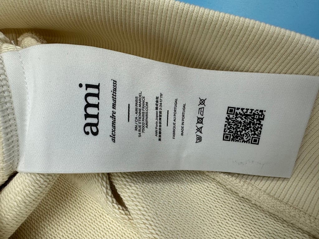 Ami Paris Ami de Coeur Crewneck Sweatshirt Cream - 44
