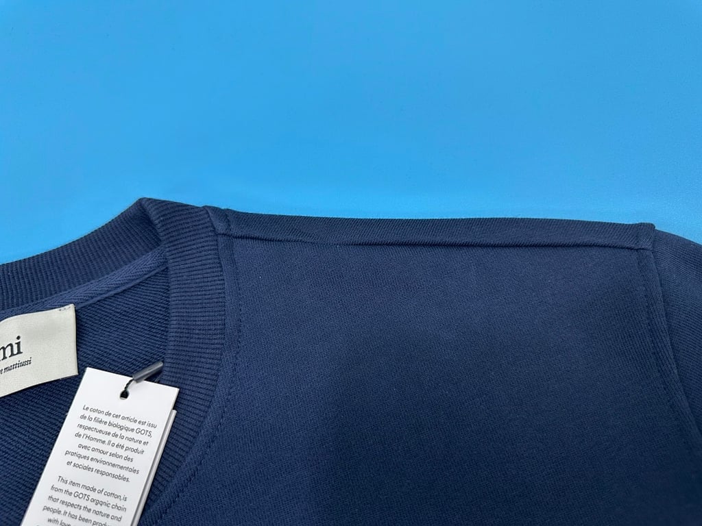 Ami Paris Ami de Coeur Navy Sweatshirt - 10