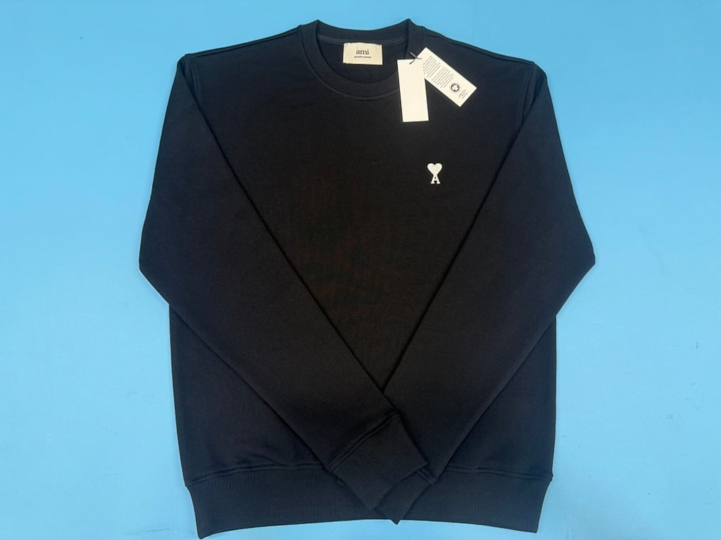Ami Paris Ami de Coeur Navy Sweatshirt - 40