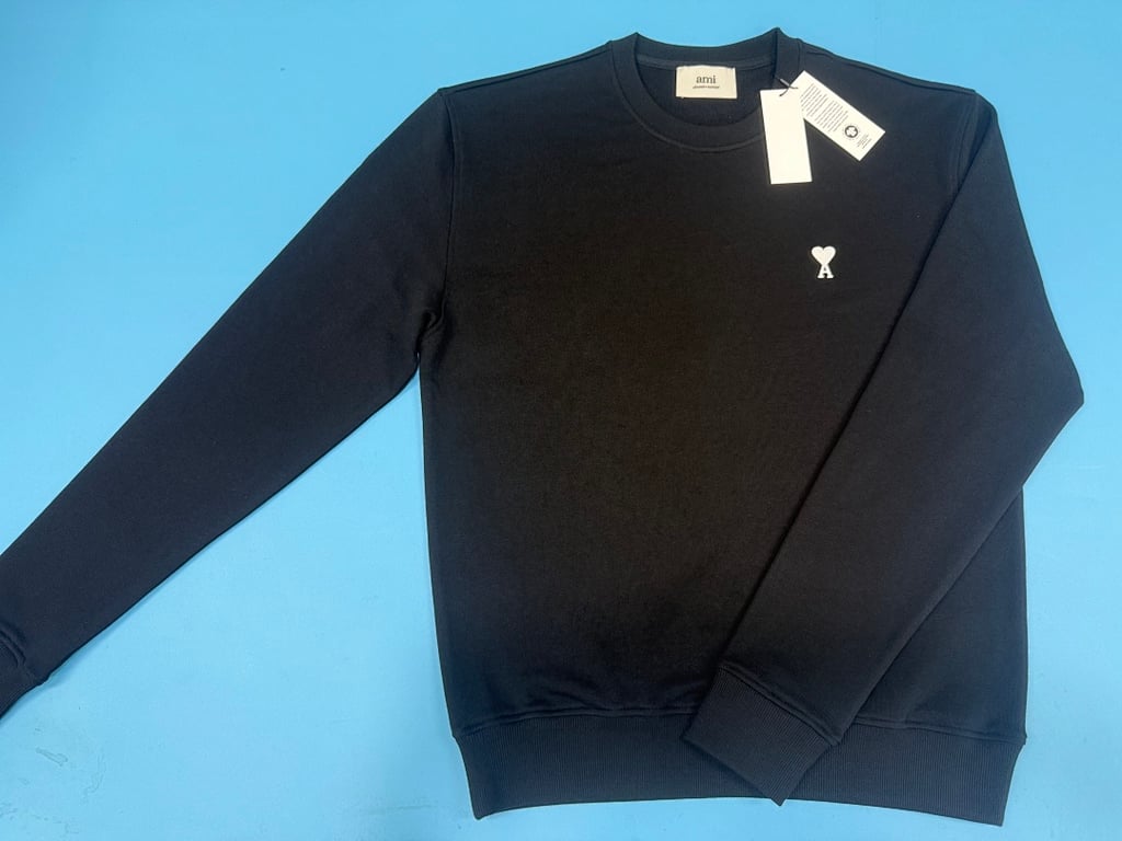Ami Paris Ami de Coeur Navy Sweatshirt - 43