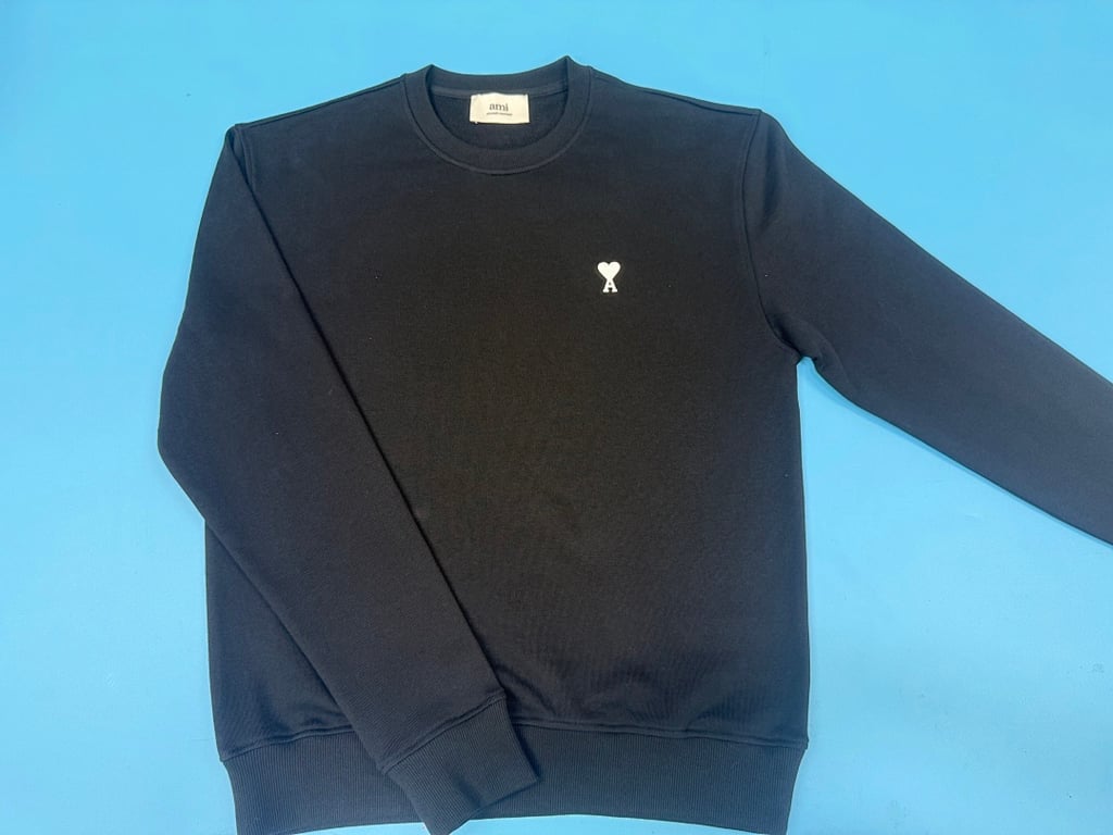 Ami Paris Ami de Coeur Navy Sweatshirt - 49