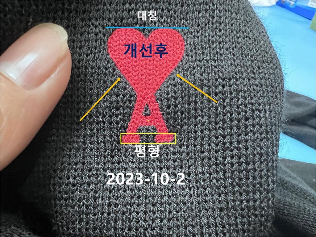 Ami Paris Small Heart Logo Cardigan Black - 11