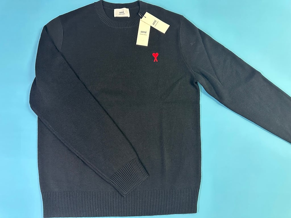 Ami Paris Classic Small Logo Crewneck Sweater - 3