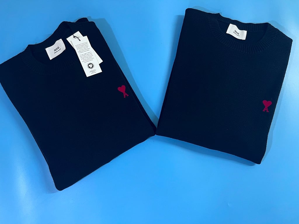 Ami Paris Classic Small Logo Crewneck Sweater - 4