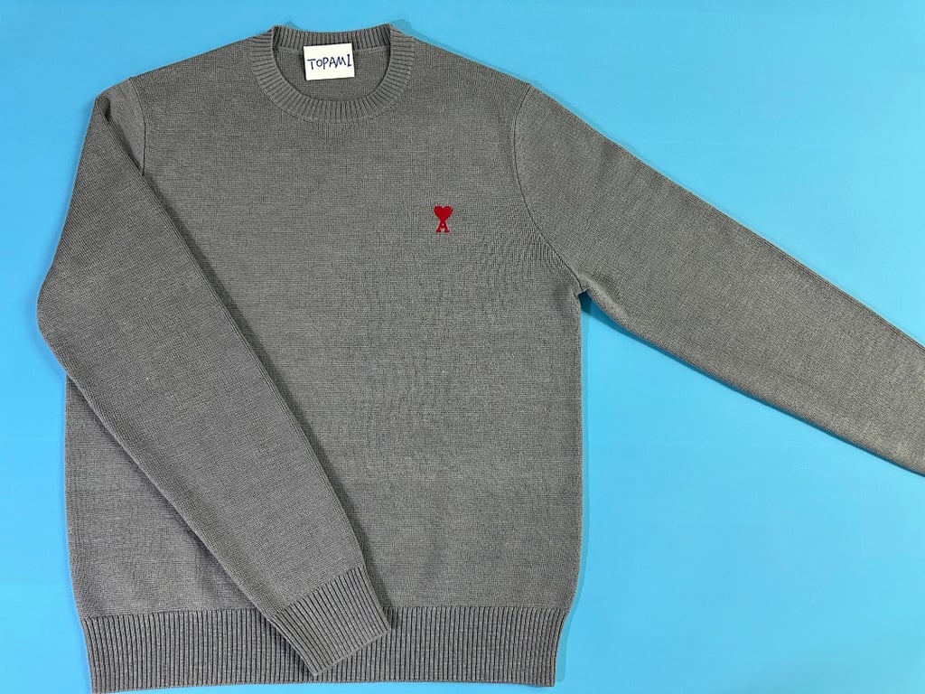 Ami Paris Classic Small Logo Crewneck Sweater - 35