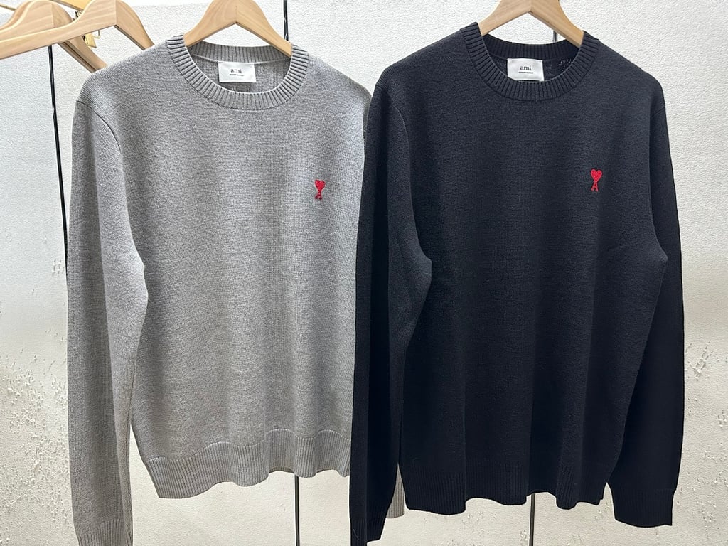Ami Paris Classic Small Logo Crewneck Sweater - 5