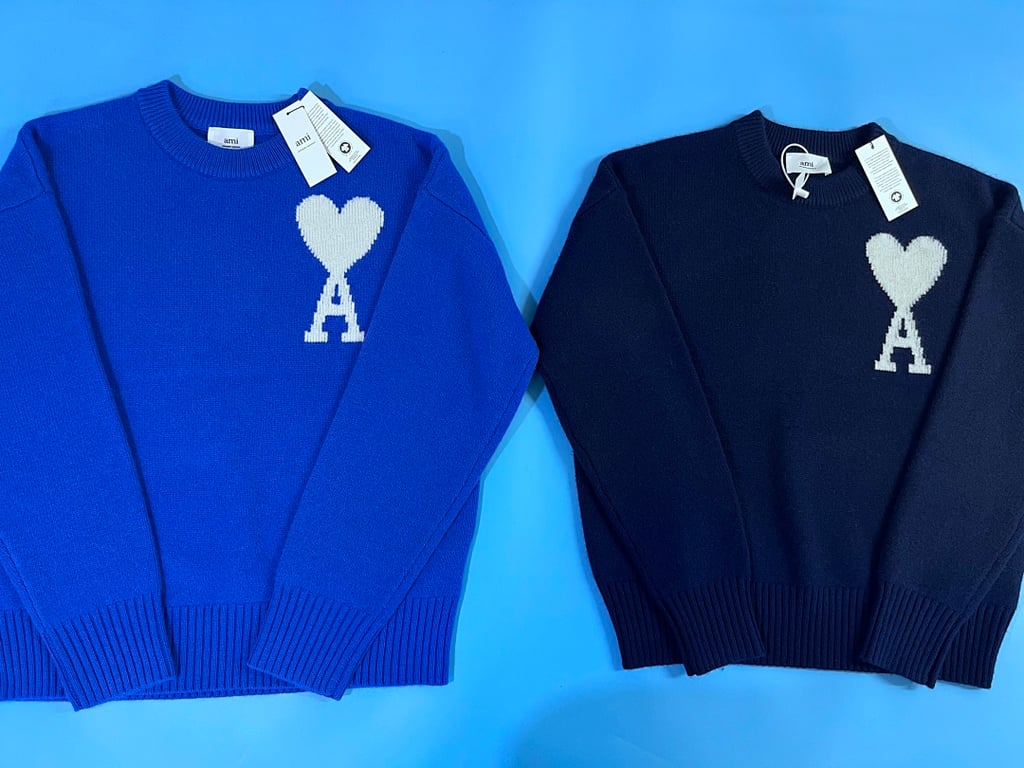 Ami Paris Ami de Coeur Cashmere Sweater - 14