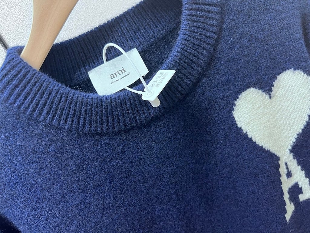 Ami Paris Ami de Coeur Cashmere Sweater - 15