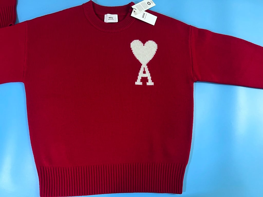 Ami Paris Ami de Coeur Cashmere Sweater - 46