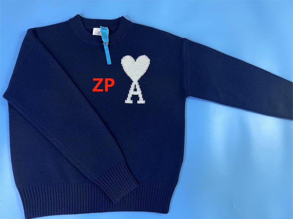 Ami Paris Ami de Coeur Cashmere Sweater - 9