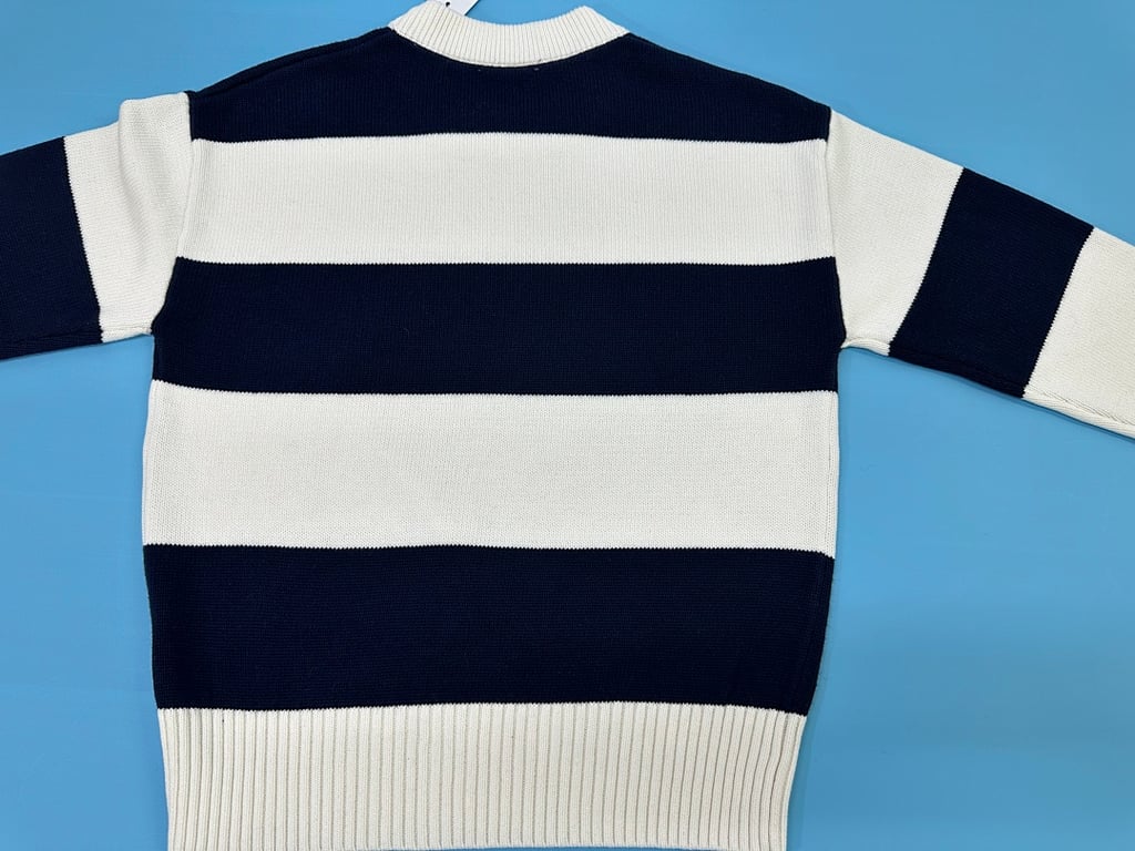 Ami Paris Striped Ami de Coeur Sweater - 14