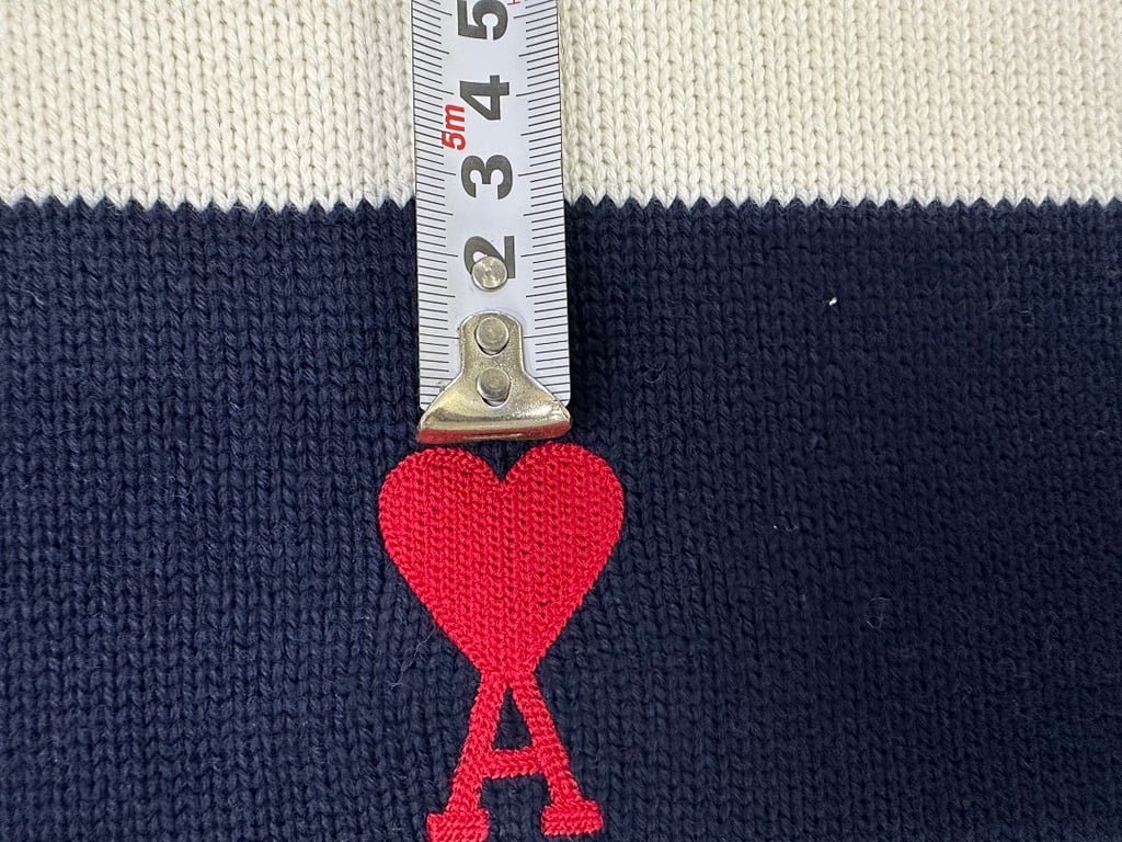 Ami Paris Striped Ami de Coeur Sweater - 31