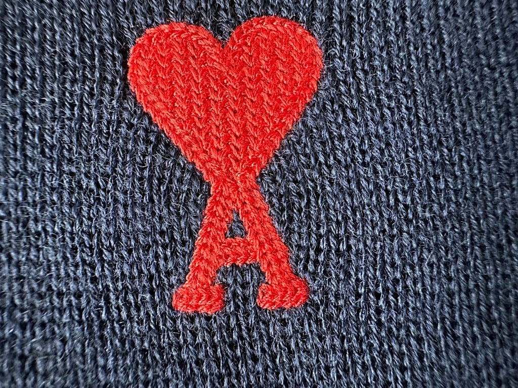 Ami Paris Ami de Coeur Knitted Polo Shirt - 20