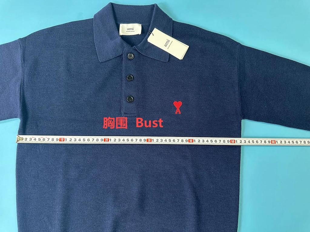 Ami Paris Ami de Coeur Knitted Polo Shirt - 23