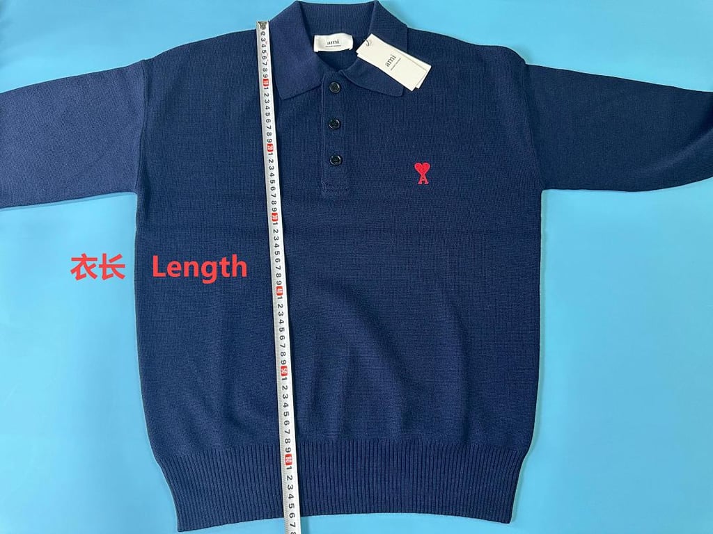 Ami Paris Ami de Coeur Knitted Polo Shirt - 25