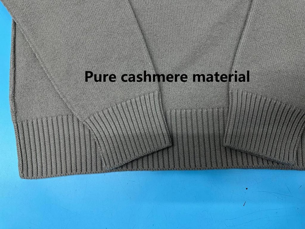 Ami Paris Alpaca Button Polo Sweater Taupe - 25