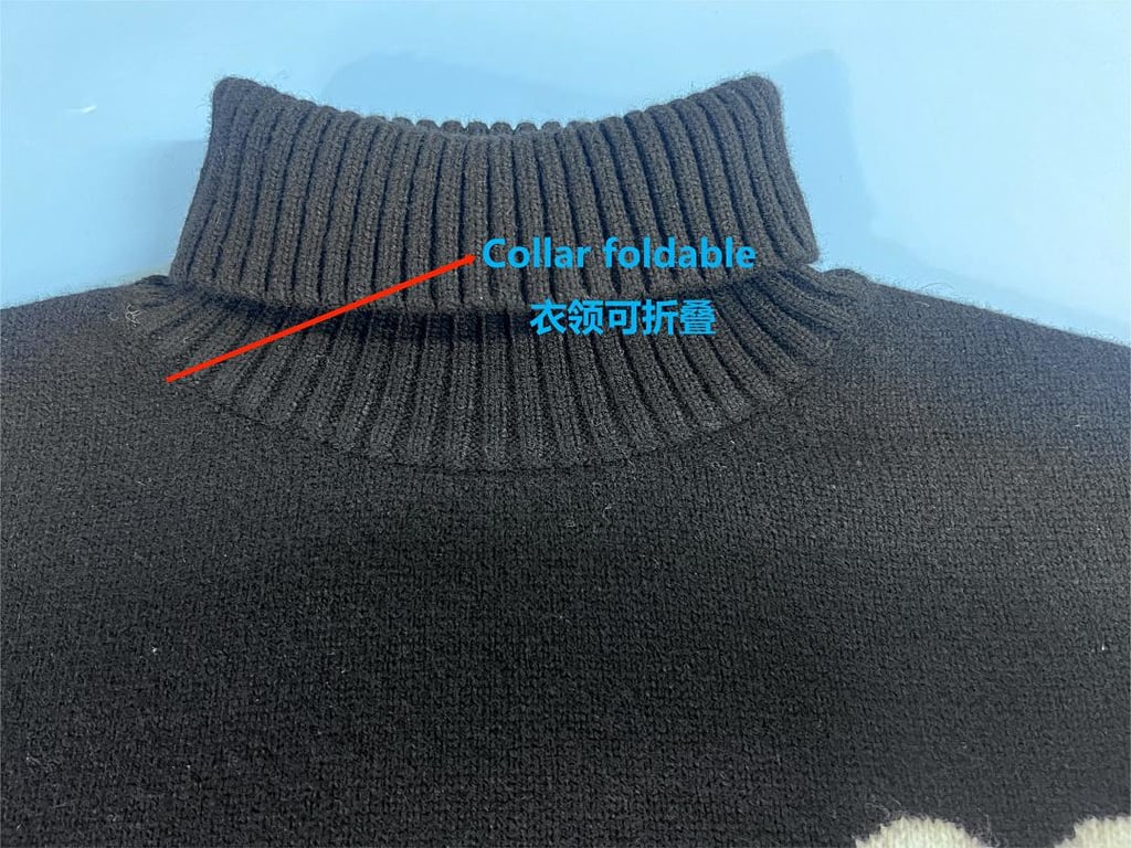 Ami Paris Ami de Coeur Turtleneck Sweater Black - 20