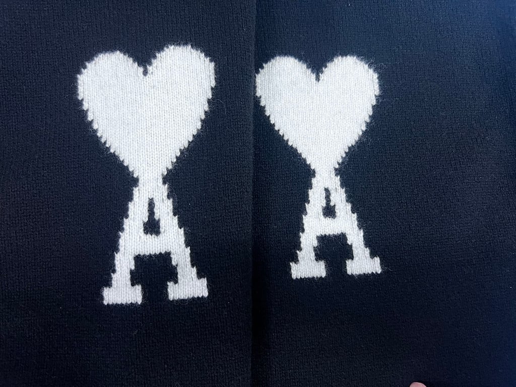 Ami Paris Ami de Coeur Turtleneck Sweater Black - 23